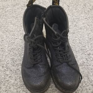 Girls Delaney glitter Dr Marten's boots